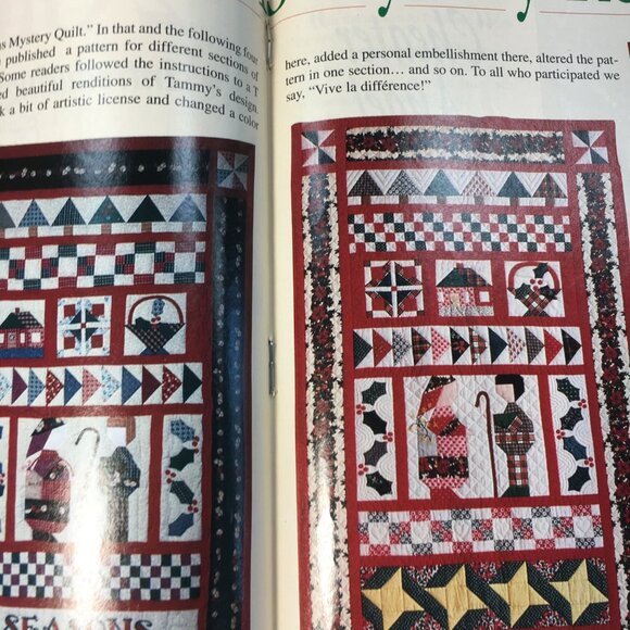 Traditional Quiltworks Christmas Mystery Magazine Vintage 1997 Crafting Humor - Picture 6 of 7